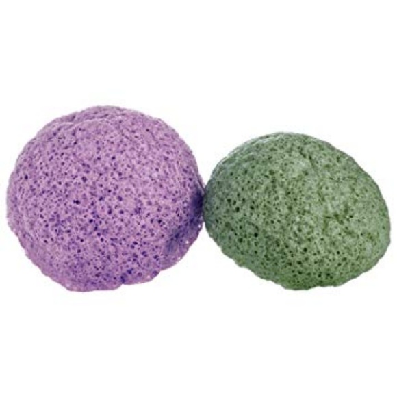 SEPHORA KONJAC FACE CLEANSING SPONGES -Set of 2 - Picture 2 of 6